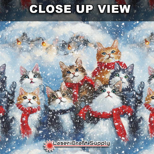 Creative Cast Acrylics - Cat Choir Christmas