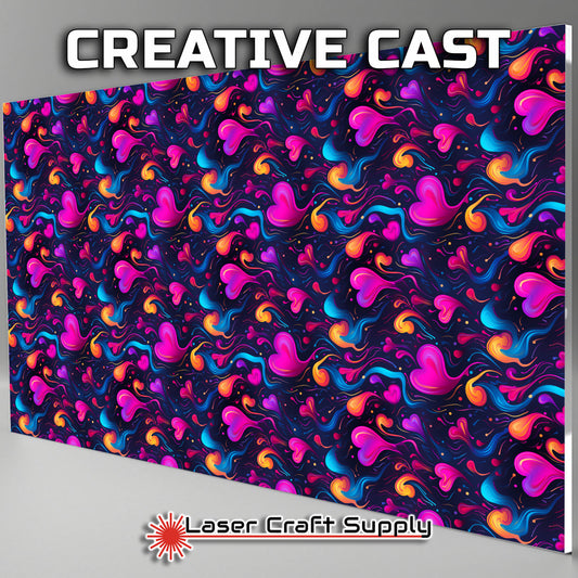 Creative Cast Acrylics - Liquid Hearts