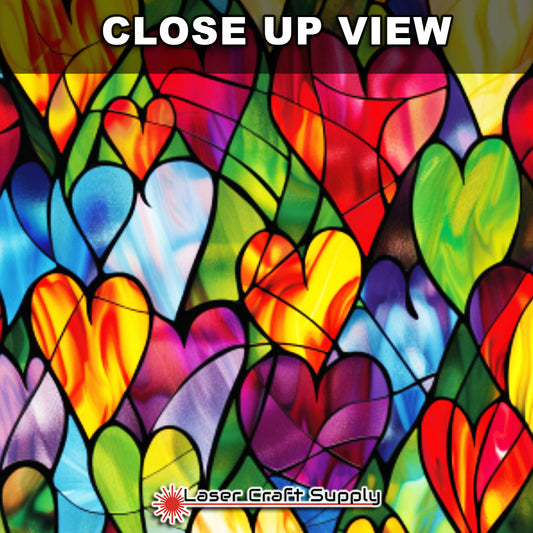 Creative Cast Acrylics - Love on the Glass - Stained Glass