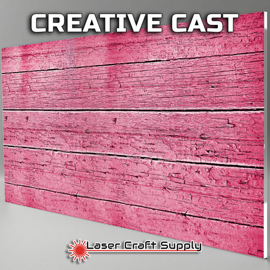 Rustic Pink Wood Slats - FULL SHEET