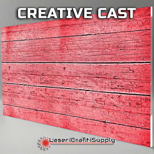 Rustic Red Wood Slats - FULL SHEET