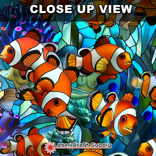 Creative Cast Acrylics - Clown Fish - Stained Glass