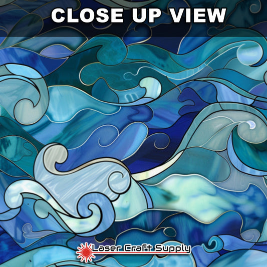 Creative Cast Acrylics - Ocean Swirl - Stained Glass