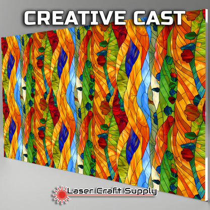 Creative Cast Acrylics - Rolling Hills & Trees - Stained Glass