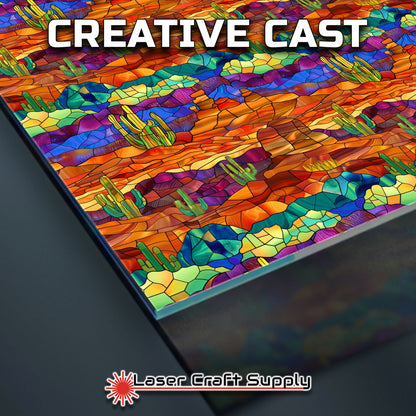 Creative Cast Acrylics - Desert Scape - Stained Glass