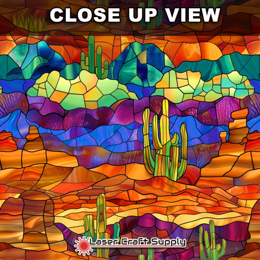 Creative Cast Acrylics - Desert Scape - Stained Glass