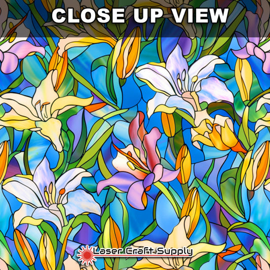 Creative Cast Acrylics - Pastel Lilies - Stained Glass