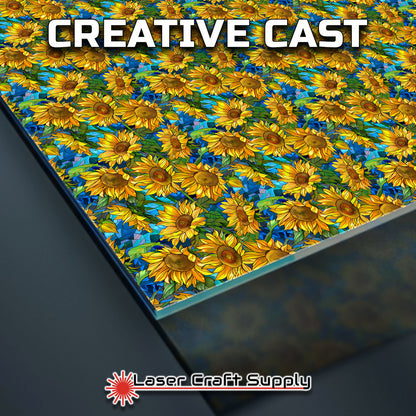 Creative Cast Acrylics - Sunflower Madness - Stained Glass