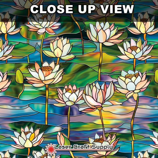 Creative Cast Acrylics - Water Lilly Glow- Stained Glass