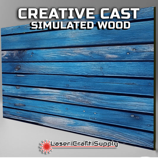 Rustic Blue Wash Wood Planks